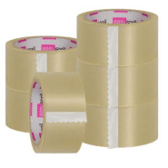 6 rubans adhésifs polypropylène 1er prix Transparent 48mm x 66m 6 rubans adhésifs polypropylène 1er prix Transparent 48mm x 66m