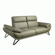 AC ANGEL CERDA Angel Cerdá Canapé 2 places en cuir vert olive 6246C 205 x 127 x 95 - vert fourrure 8435631039815 AC ANGEL CERDA Angel Cerdá Canapé 2 places en cuir vert olive 6246C 205 x 127 x 95 - vert fourrure 8435631039815