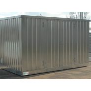 Bungalow : abri de stockage pour fûts, bidons, ibc, grv