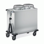 Chariot chauffe assiettes 2 piles Blanco 2SHE26-31