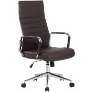 CLP Fauteuil de bureau Kolumbus similicuir Marron - marron polyester 315644 CLP Fauteuil de bureau Kolumbus similicuir Marron - marron polyester 315644