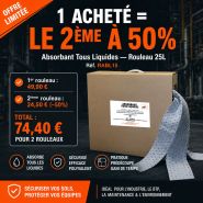 Distributeur absorbant tous liquides - 1 Acheté = Le 2ème à 50% - RABL15