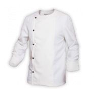 Djone blanc - veste de cuisine - life is a game - 98% polyester