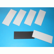 Etiquette magnétique 30 x 80 blanche_0