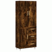 Helloshop26 - Buffet bahut commode armoire meuble de rangement organisateur cuisine salle de séjour salon haut 69,5 x 34 x 180 cm 02_0033486 - 300021_0