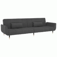 Helloshop26 - Canapé-lit 2 places lit d'invité convertible de salon lit de jour pliable de salle de séjour maison intérieur places 02_0018944 - ve
