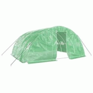 Helloshop26 - Serre tente abri plante fleur légumes avec cadre en acier 20 m² 5 x 4 x 2,3 m vert 02_0044558 - 3000220251555 Helloshop26 - Serre tente abri plante fleur légumes avec cadre en acier 20 m² 5 x 4 x 2,3 m vert 02_0044558 - 3000220251555