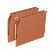 L'OBLIQUE 38636 Dossier suspendu Économique Kraft 220 g Armoire Entraxe 330 mm H 275 mm Fond V Boîte de 25 Orange - 3362949907428