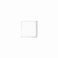 Plafonnier LED carré 40 W en verre blanc, CCT réglable, 52,5 x 52,5 cm, structure métal et aluminium, design moderne - Perenz - blanc 8394 B CT