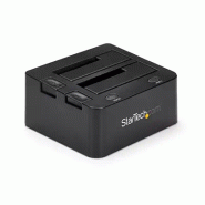 Station d'accueil USB 3.0 pour 2 disques durs SATA III de 2,5 ou 3,5 - Dock HDD / SSD avec UASP