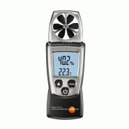 Testo 410-2 - Anémomètre à hélice - mesure de la vitesse de l'air, température et humidité ambiante