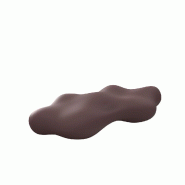 Banc design finition mat LAVA - grenat