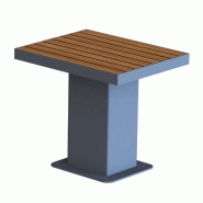 Banc public en bois buton industries bai 50 el