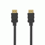 Câble Hdmi 2m Haute Vitesse Avec Ethernet Connecteur Hdmi - Connecteur Hdmi 2,0 M Noir Usage Non Intensif Nedis - 3665476902639 Câble Hdmi 2m Haute Vitesse Avec Ethernet Connecteur Hdmi - Connecteur Hdmi 2,0 M Noir Usage Non Intensif Nedis - 3665476902639