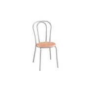 Chaise collectivités Bistrot - Bois - Hêtre - Pieds métal Alu (Lot de 4) Chaise collectivités Bistrot - Bois - Hêtre - Pieds métal Alu (Lot de 4)