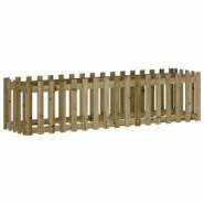 Helloshop26 - Jardinière bac lit surélevé plantes fleurs terrasse jardin de jardin design de clôture bois de pin imprégné marron 02_0039817 - 30 Helloshop26 - Jardinière bac lit surélevé plantes fleurs terrasse jardin de jardin design de clôture bois de pin imprégné marron 02_0039817 - 30