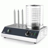 LACOR Cuiseur à saucisses 540W, 1 L bol et 3 baguettes de pain, 69543 - inox 69543 LACOR Cuiseur à saucisses 540W, 1 L bol et 3 baguettes de pain, 69543 - inox 69543