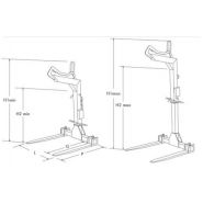 Lève-palette Grucar - Butti - capacité de 1000 à 2500 kg avec fourches forgées et système de récupération de chaîne_1