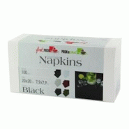 Packnwood FHC - 200Pcs - Serviette cocktail en coton noir 20x19,52 cm - recyclable et robuste - 210SVCC20BK Packnwood FHC - 200Pcs - Serviette cocktail en coton noir 20x19,52 cm - recyclable et robuste - 210SVCC20BK