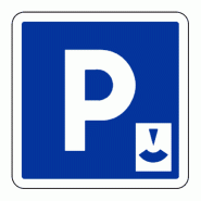 Panneau C1b - Parc de stationnement à durée limitée