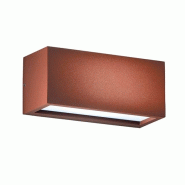 ROSSINI ILLUMINAZIONE Applique Guava Led Double Émission 12W 120°-120° Marron Ip65 3000K - Éclairage Mural Extérieur Groupe Rossini - marron 8015