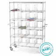 Sclessin 374.838 MANURACK Chariot 30 Casiers Professionnel - 374.838