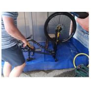 Station aire de lavage mobile VTT Cycles Vélo avec recyclage de l'eau - ATLANTIK®