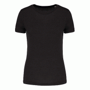 T-shirt triblend sport femme Noir L 50% Polyester | 25% Coton | 25% Viscose - L noir 3663639098083