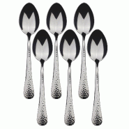 BERGNER - Set de 12 cuillères de table en acier inoxydable - Eiffel - argenté inox PK10146