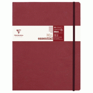 Clairefontaine Lot de 5 Cahier Age Bag My.Essential B5, 192p./96 feuilles 90 g/m² ivoire cousues, couv. Coloris rouge, ligné - 3329687944627