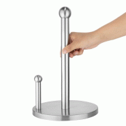 Dérouleur essuie-tout vertical (Ø)210 × (H)335 mm en inox finition mate, à poser