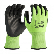 Gants haute visibilité & anti-coupure niveau 3/c-pu - MILWAUKEE | 4932479721 Gants haute visibilité & anti-coupure niveau 3/c-pu - MILWAUKEE | 4932479721