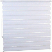 Helloshop26 - Store enrouleur tamisant double face sans perçage 60 x 150 cm blanc 13_0002539_6 - blanc aluminium 3000147578988