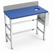 Lioninox Table de préparation poissonnerie bleue 1000x500x880 mm - bleu 3701637617247 Lioninox Table de préparation poissonnerie bleue 1000x500x880 mm - bleu 3701637617247