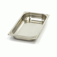 Maxima Récipient gastronorm - 1/3 GN - profondeur 4 cm - acier inoxydable – 32.5 × 17.6 × 4 cm - AKS-09367519