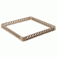 Réhausse 50x50x4,5cm polypropylène beige_0