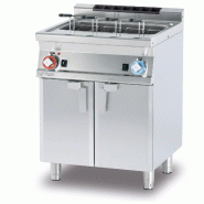 Redcook Cuiseur de pâtes à gaz 1 bac 40 lt. Structure en acier inoxydable. Dimensions 60x70.5 h90 cm. Modèle CP-76G - 1870