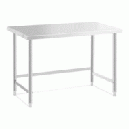 Royal Catering RCAT-120/60-PS Table de travail inox Plan de travail en inox Plan de travail professionnel Table de travail cuisine 120 x 60 cm 91 kg - Royal Catering RCAT-120/60-PS Table de travail inox Plan de travail en inox Plan de travail professionnel Table de travail cuisine 120 x 60 cm 91 kg -