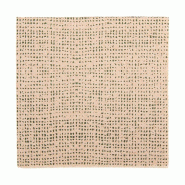 Serviette P. 1/8 double point Dakar 19 G/M2 20x20 cm Naturel ouate  - par 2400