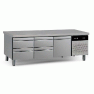 Soubassement réfrigéré 5 tiroirs GN 1/3 et GN 2/3 277L | 1792x700x584 mm | Fagor - CCPB-3GT