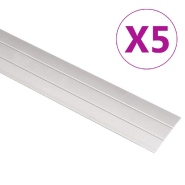 Vidaxl profils de sol 5 pcs aluminium 134 cm doré 146813