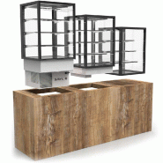 Vitrine chauffante INTEGRA Drop-In - 4 niveaux - 600 mm - H815 mm | Sayl Barcelona - Accès Grab & Go Vitrine chauffante INTEGRA Drop-In - 4 niveaux - 600 mm - H815 mm | Sayl Barcelona - Accès Grab & Go