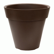 WellHome - Pot en polyéthylène 90L Ø60x55cm en coloris Marron Bronze - Ale-x - bronze WH13417