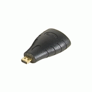 Adaptateur or hdmi a fem vers micro hdmi male 128288 Adaptateur or hdmi a fem vers micro hdmi male 128288