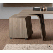 Caisson mobile pour bureau Larus - Dellarovere - Gauche, Chêne_0