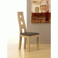 Chaise ambre en bois massif