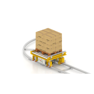Convoyeur autonome sur rails pour charges palettisées jusqu'à 1350kg Convoyeur autonome sur rails pour charges palettisées jusqu'à 1350kg