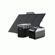 EcoFlow WAVE 2 + Station électrique EcoFlow DELTA Max 2000 + Panneau solaire portable 400W