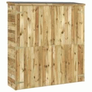 Helloshop26 - Abri de jardin cabane cabanon maison de stockage remise extérieur hangar outils robuste 163 x 50 x 171 cm Bois de pin 02_0022404 - 3000 Helloshop26 - Abri de jardin cabane cabanon maison de stockage remise extérieur hangar outils robuste 163 x 50 x 171 cm Bois de pin 02_0022404 - 3000