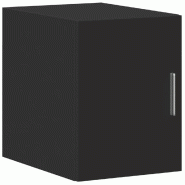 Helloshop26 - Armoire murale suspendue design moderne gain de place rangement 30 x 42,5 x 40 cm en bois d'ingénierie noir 02_0049479 - noir Bois mass